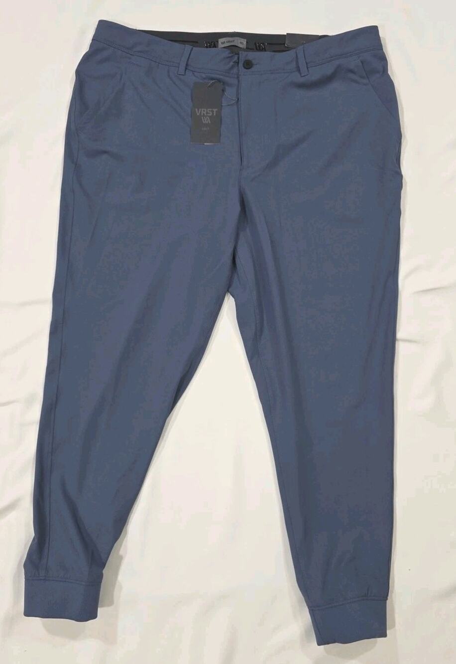 VRST Golf Performance Tailored Fit Jogger Pants - Vintage Indigo 40 X 28 - NWT